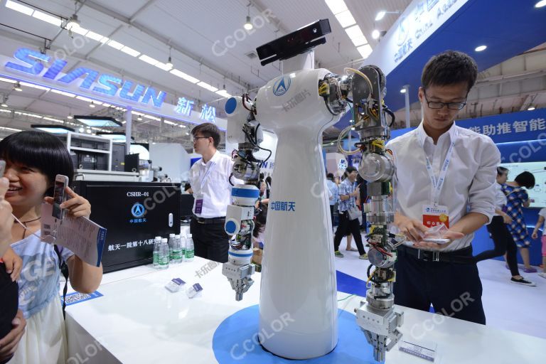 工业机器人 多关节机器人 中国航天  2017年世界机器人大会 科技