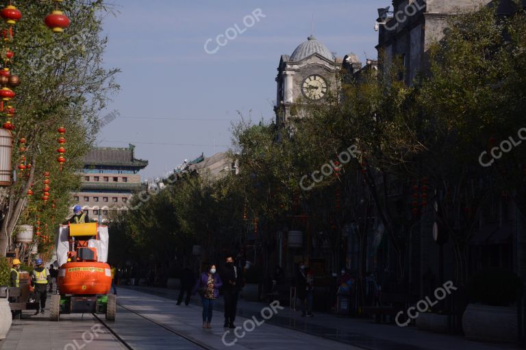 北京中轴线，前门大街