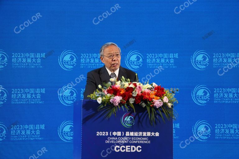  郑新立（中国国际交流中心原常务副理事长）2023中国县域经济发展大会