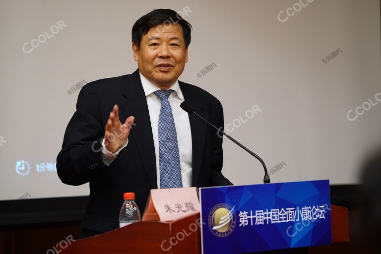 朱光耀 时任财政部副部长、党组成员  2015中国全面小康论坛