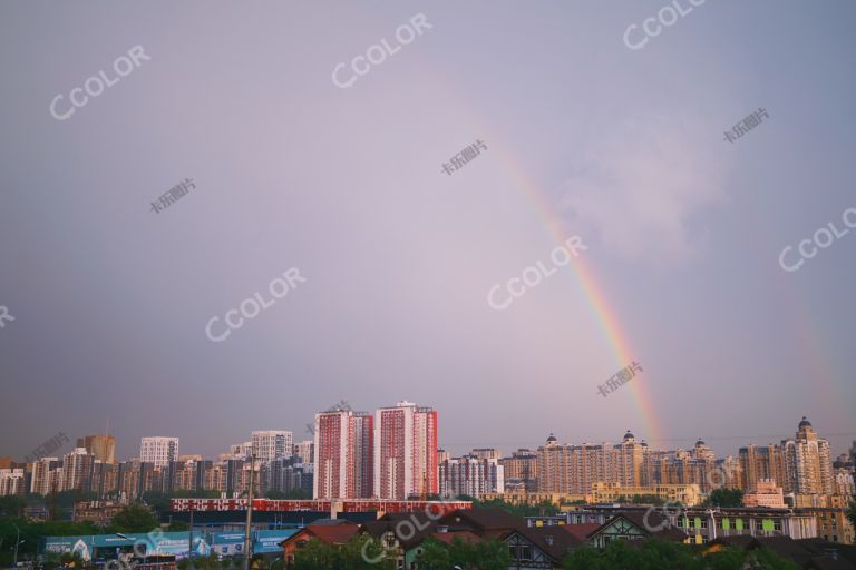 北京雨后的彩虹