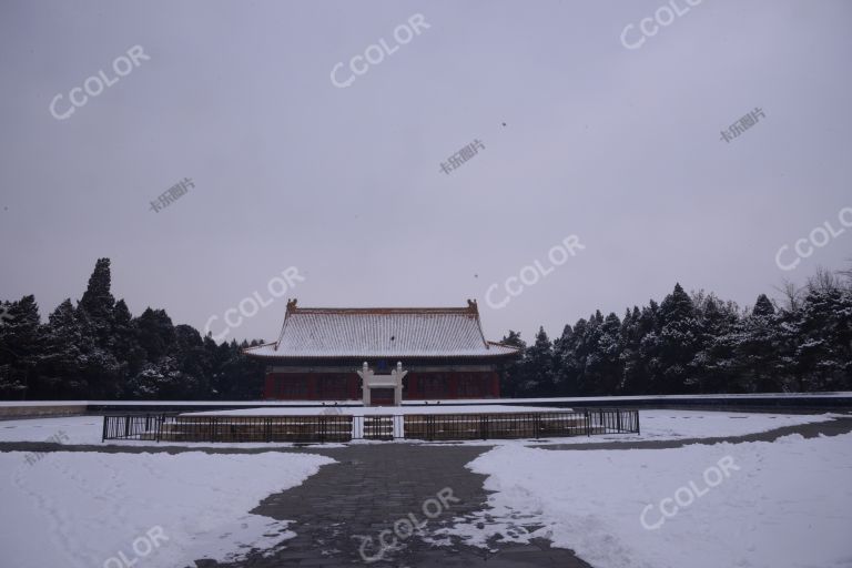 风光类：新冠防控期，中山公园的雪景