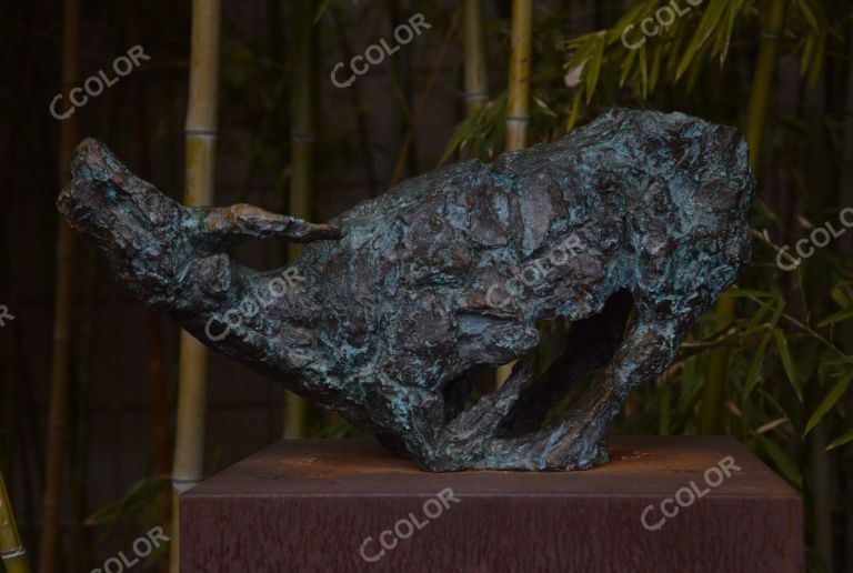 城市雕塑：孺子牛（作者：熊秉明），中国美术馆雕塑园