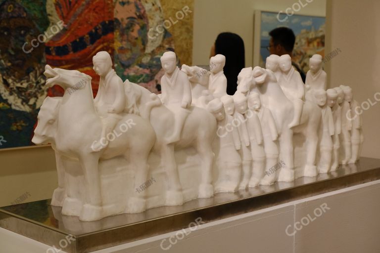 2019中国北京国际美术双年展的雕塑作品