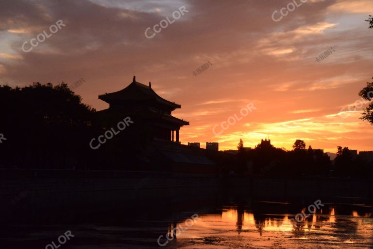 北京中轴线：夕阳下的故宫博物院