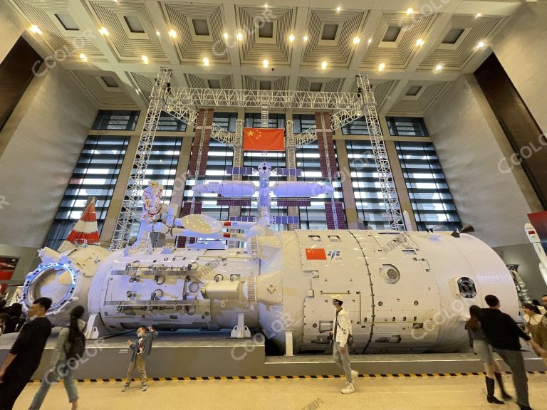 中国载人航天工程30年成就展-太空站，太空舱