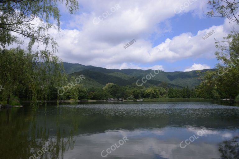 夏季风光，湖光山色