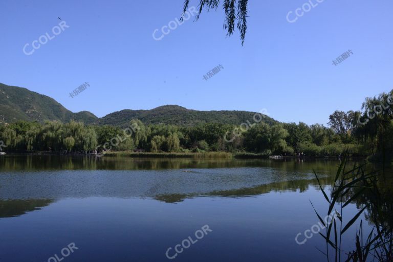 夏季风光，湖光山色