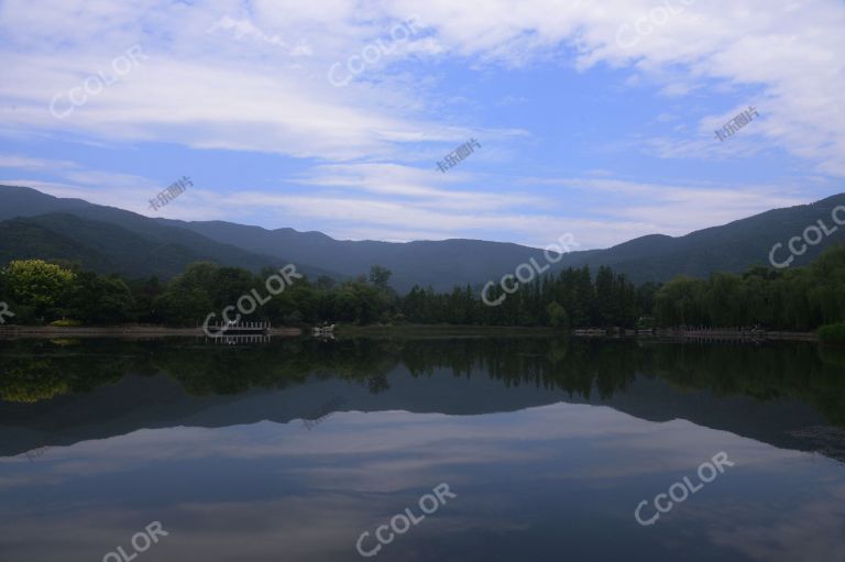 夏季风光，湖光山色