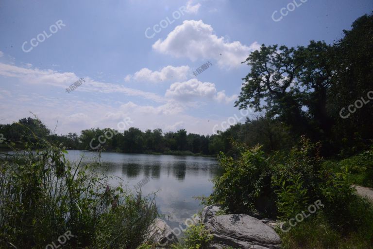 夏季风光，湖光山色