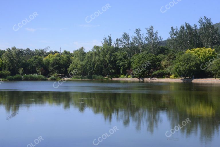 夏季风光，湖光山色